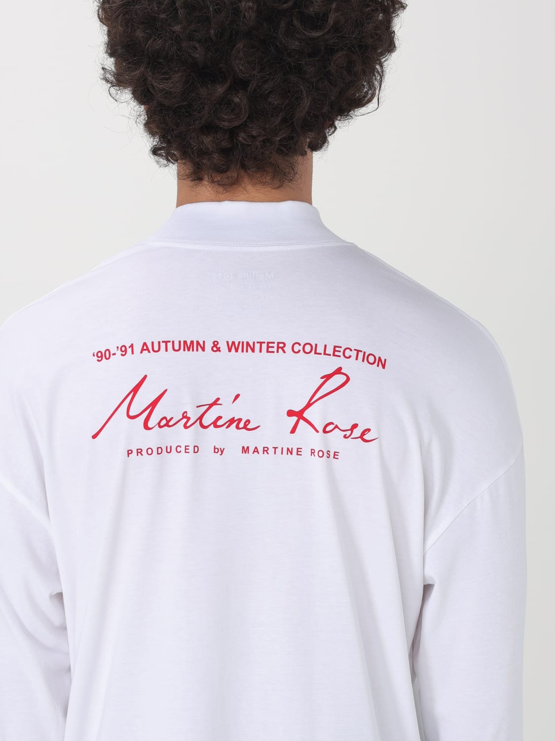 MARTINE ROSE：Tシャツ メンズ - ホワイト | GIGLIO.COMオンラインの