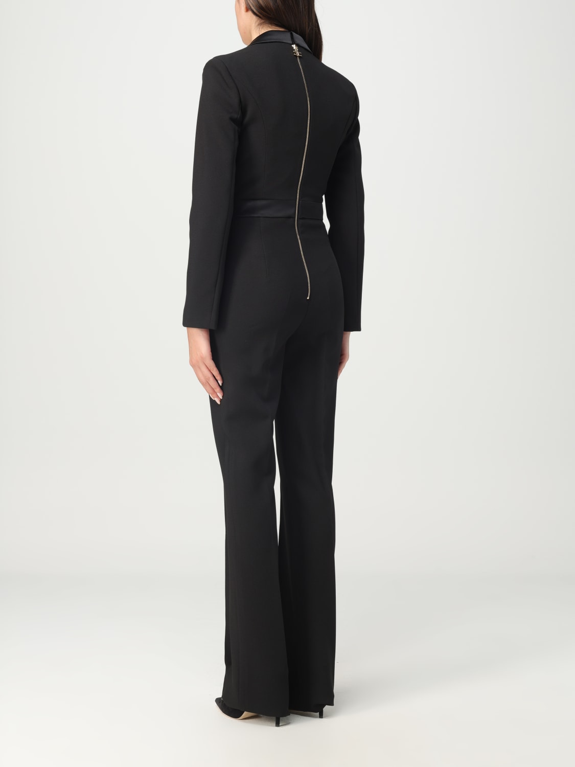 ELISABETTA FRANCHI: jumpsuits for woman - Black | Elisabetta Franchi ...