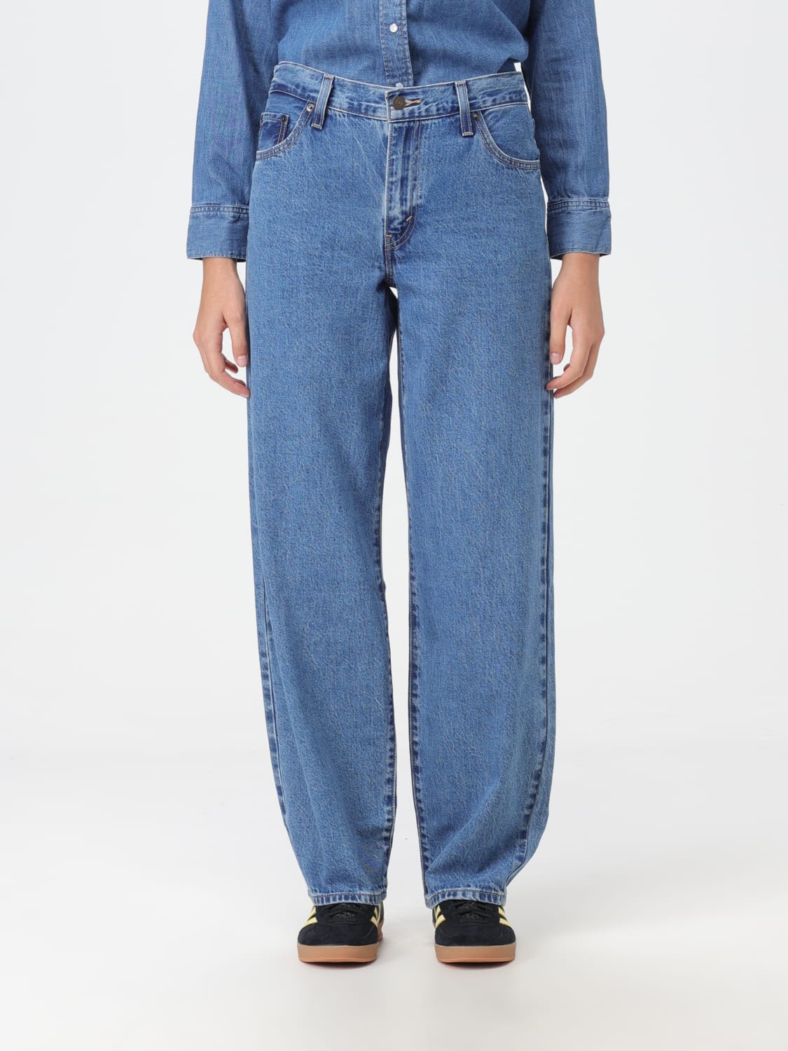 LEVI'S: pants for woman - Denim | Levi's pants A3494 online at GIGLIO.COM