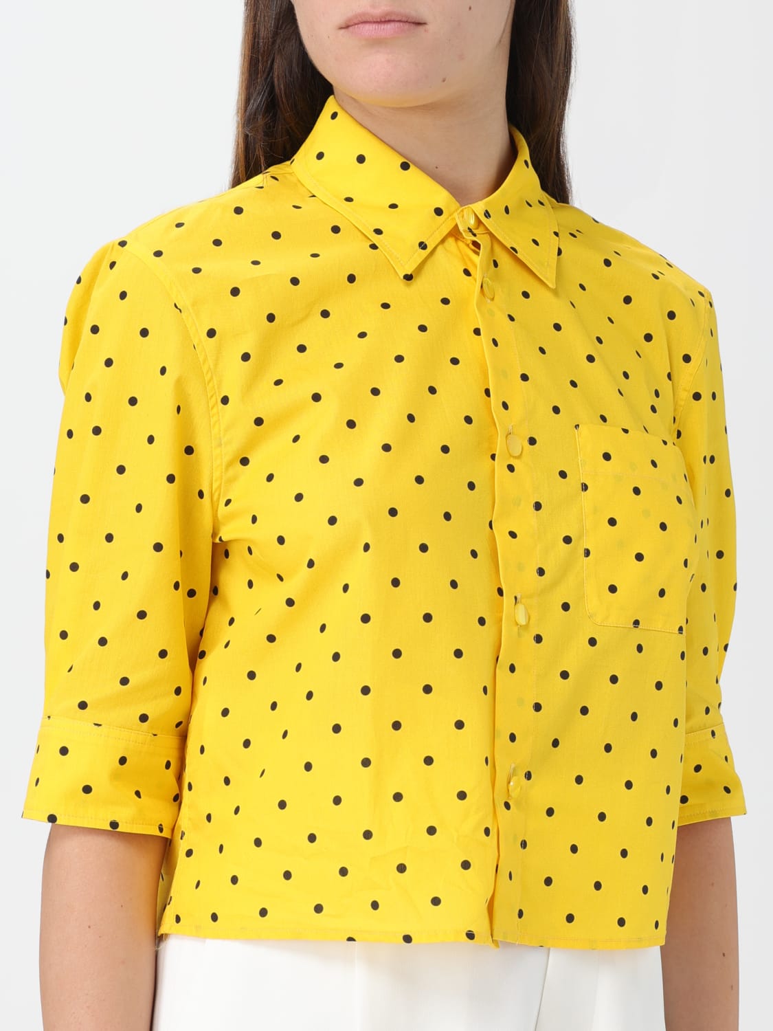 Yellow Polka Dot Blouse