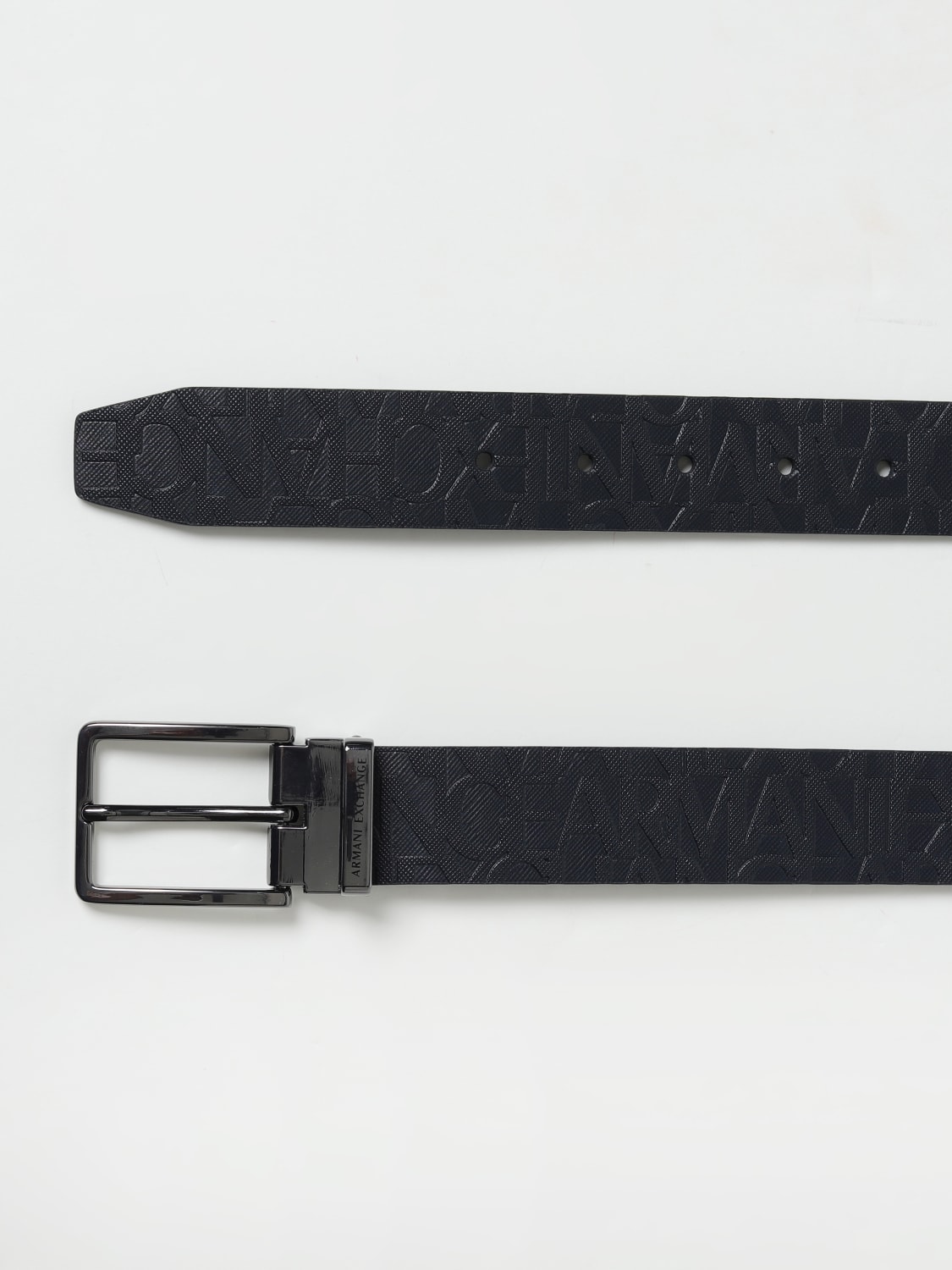 ARMANI EXCHANGE: belt for man - Blue | Armani Exchange belt