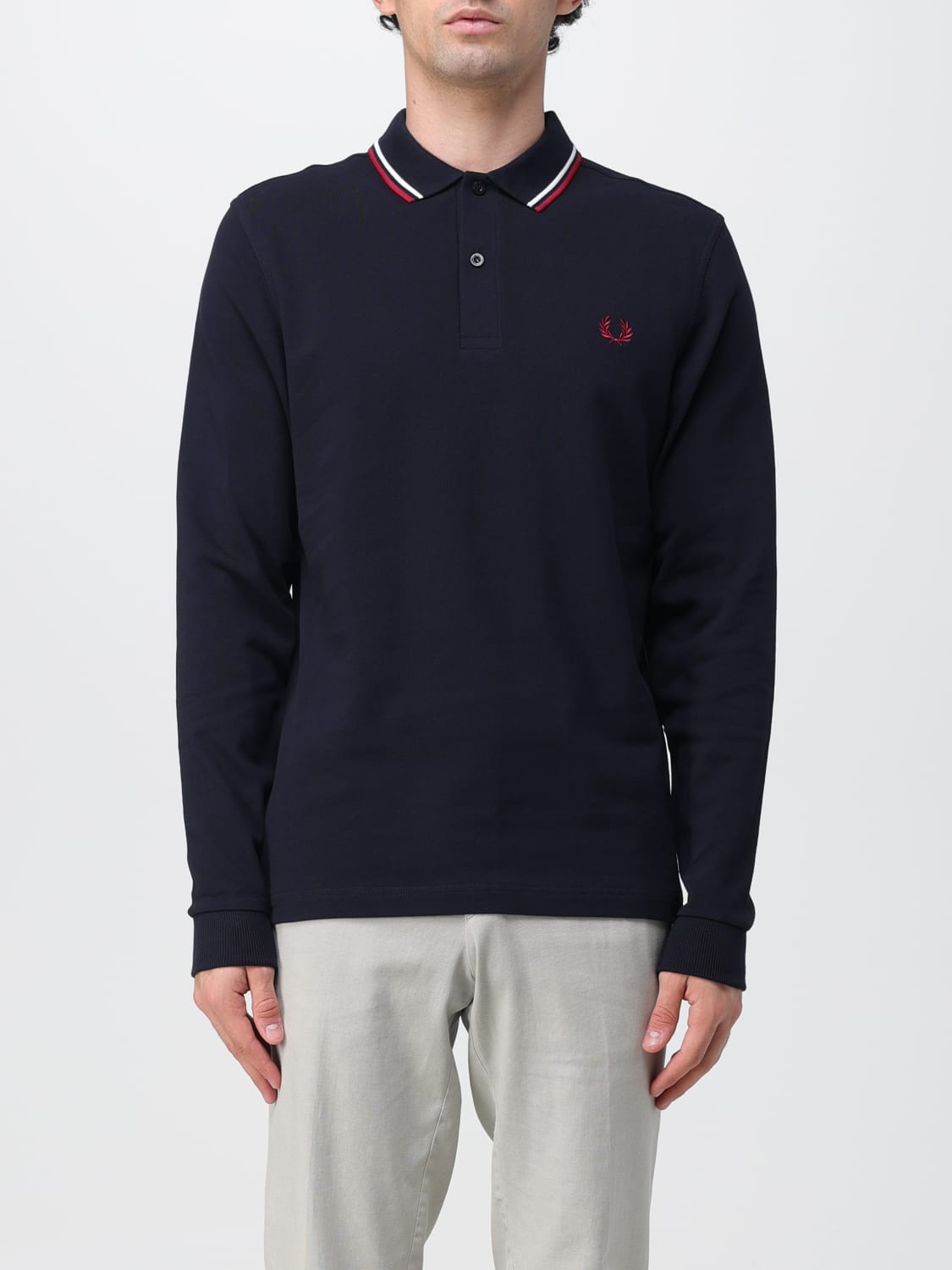 FRED PERRY: polo shirt for man - Blue | Fred Perry polo shirt