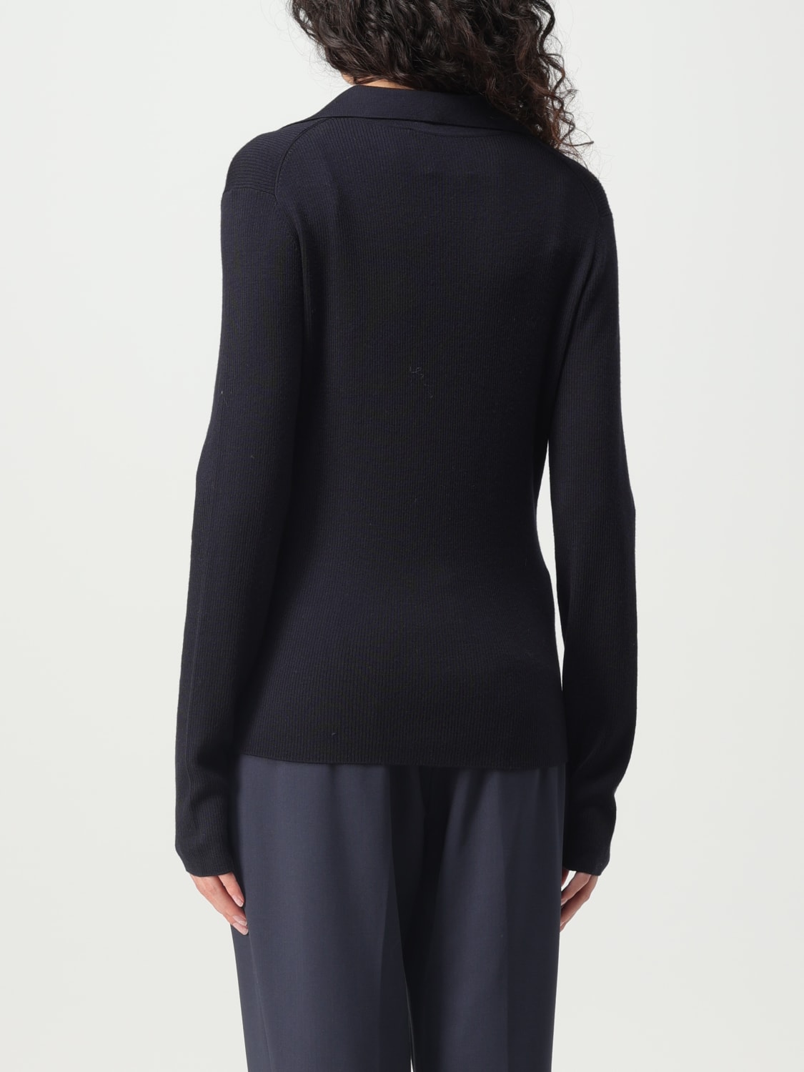 ALLUDE: sweater for woman - Black | Allude sweater 64002 online at ...