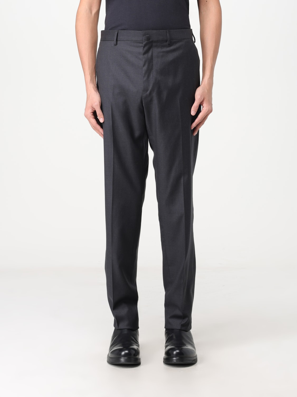 Lanvin Men's Wool Cigarette Trousers