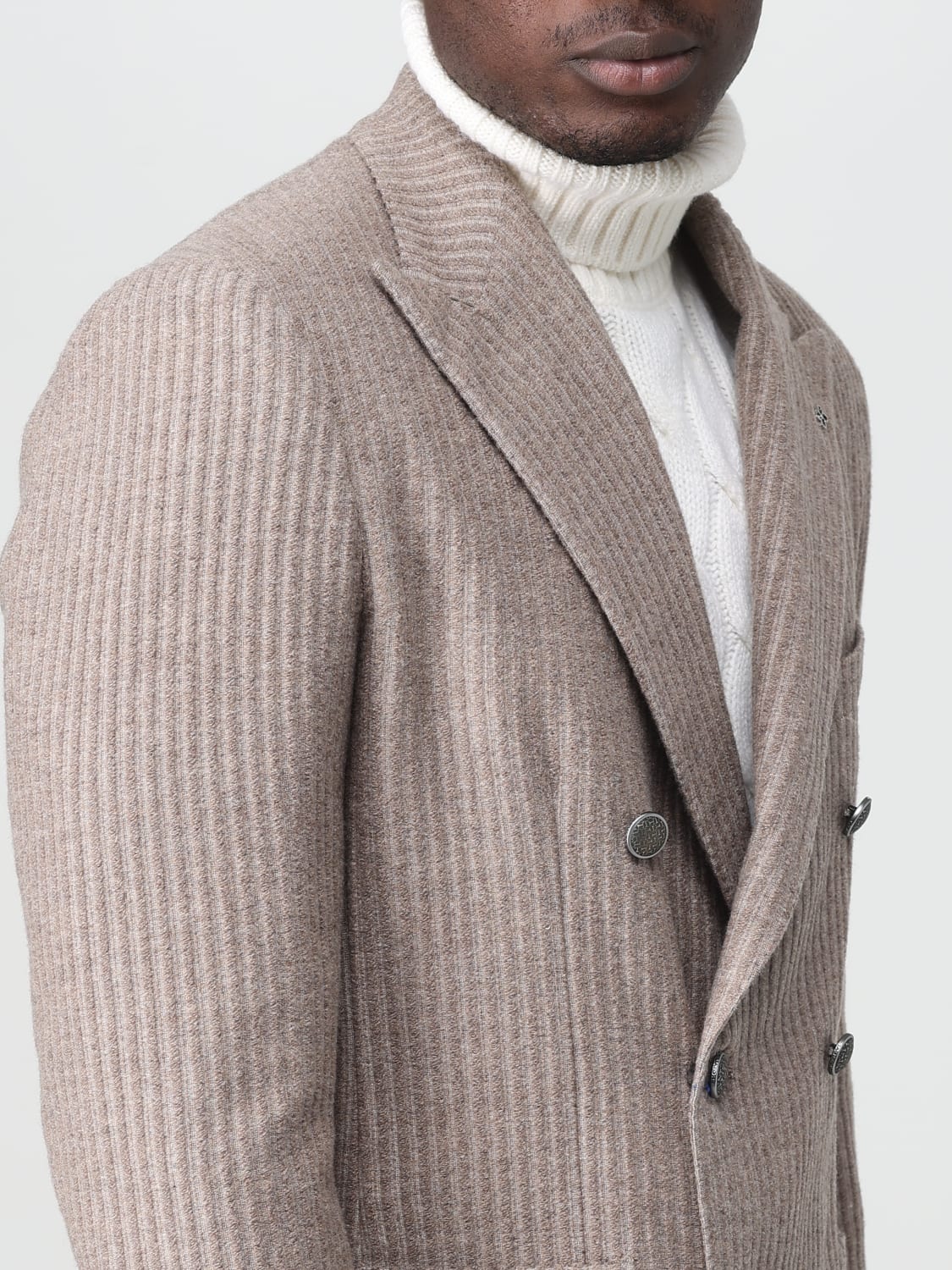 TAGLIATORE: jacket for man - Dove Grey | Tagliatore jacket