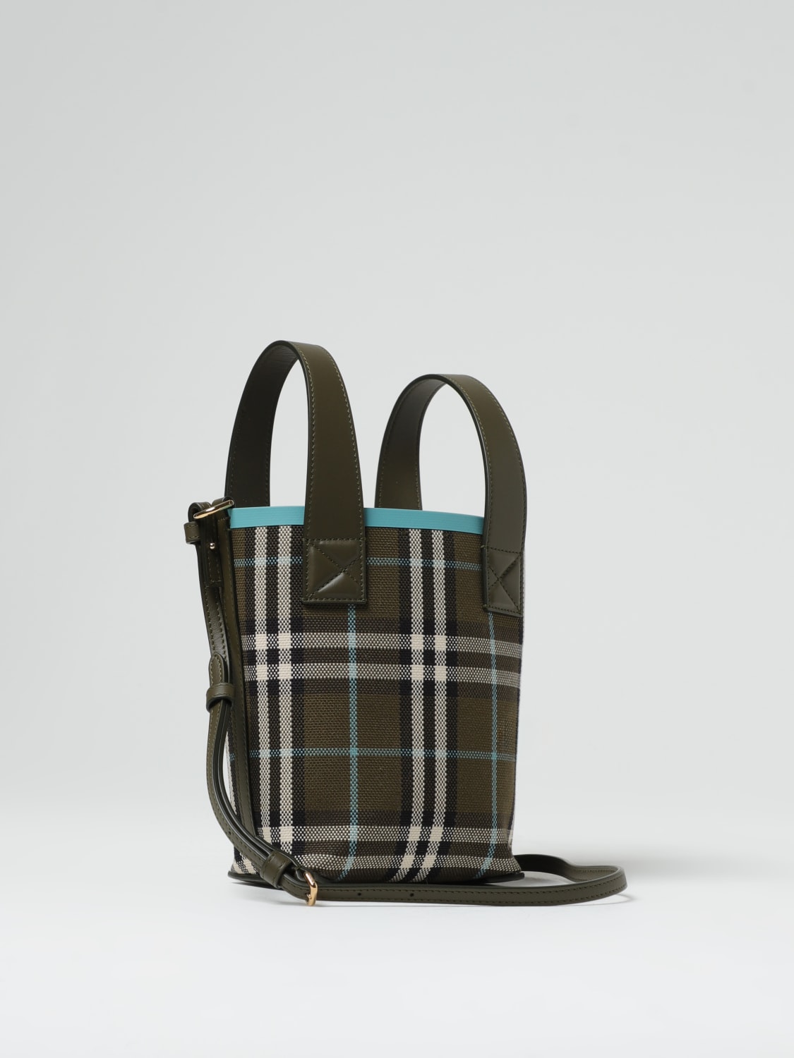 BURBERRY: mini bag for women - Olive