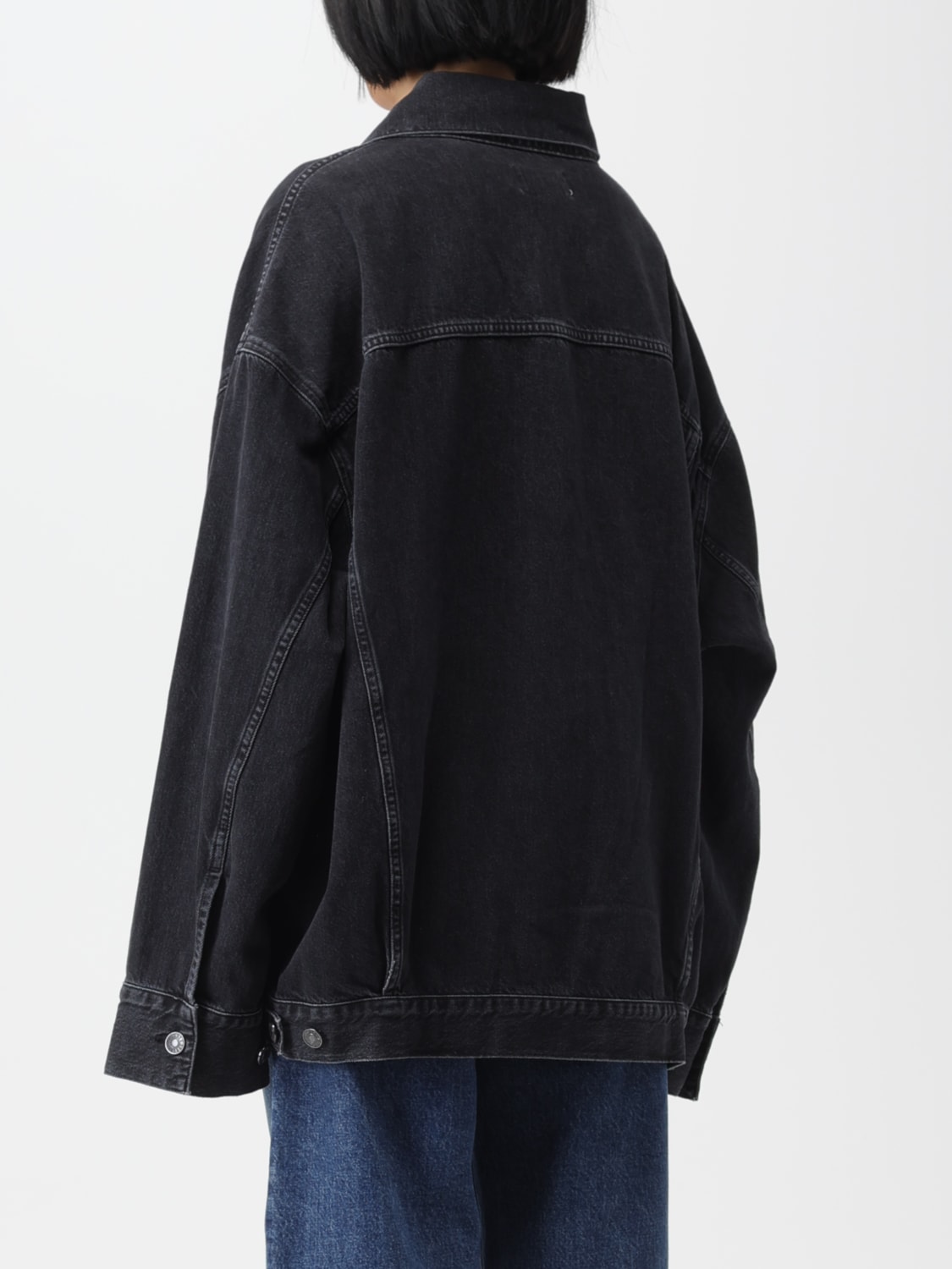 AGOLDE: jacket for woman - Black | Agolde jacket A91351557 online at ...