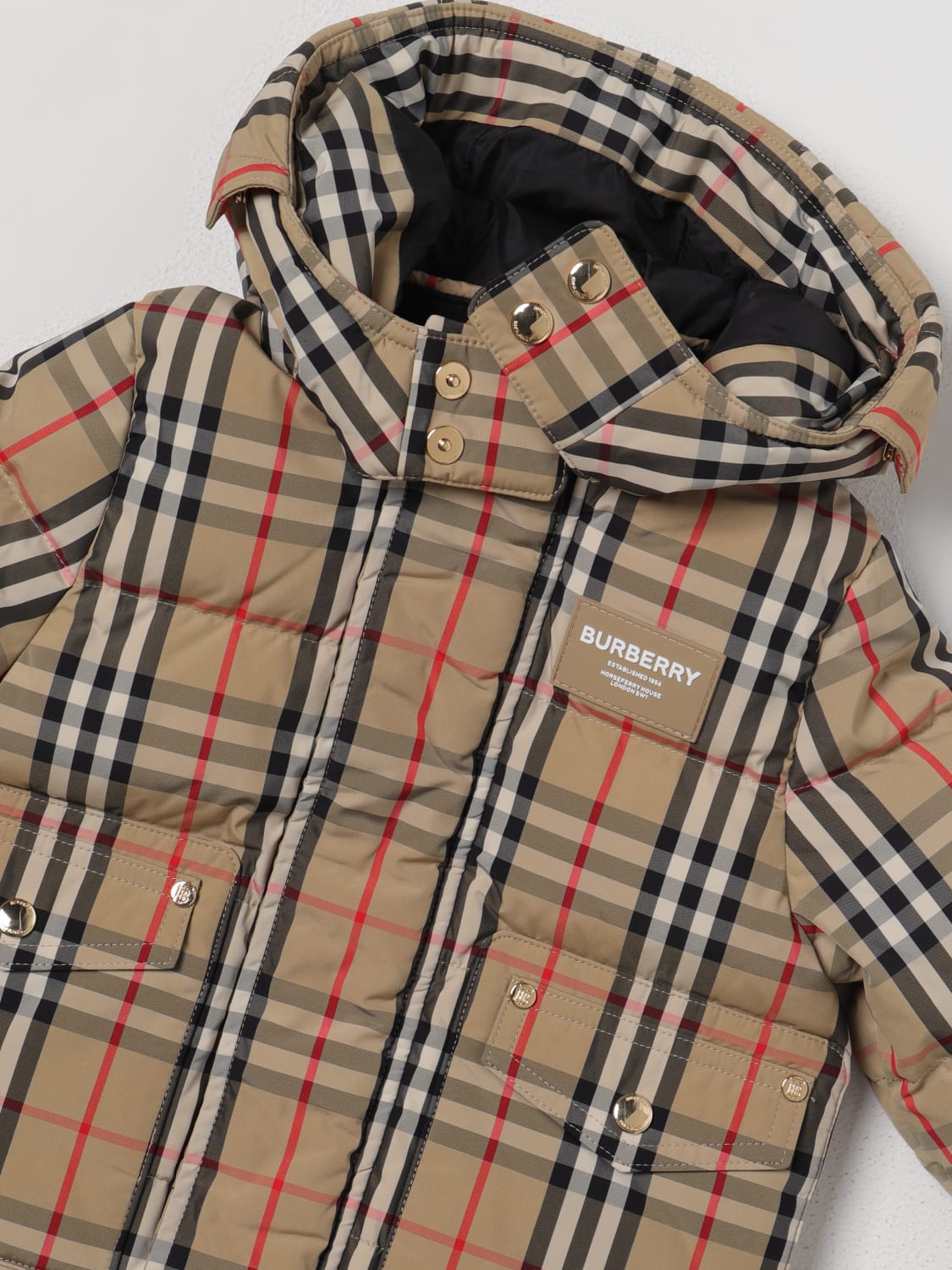 Burberry Vintage Check Hooded Jacket