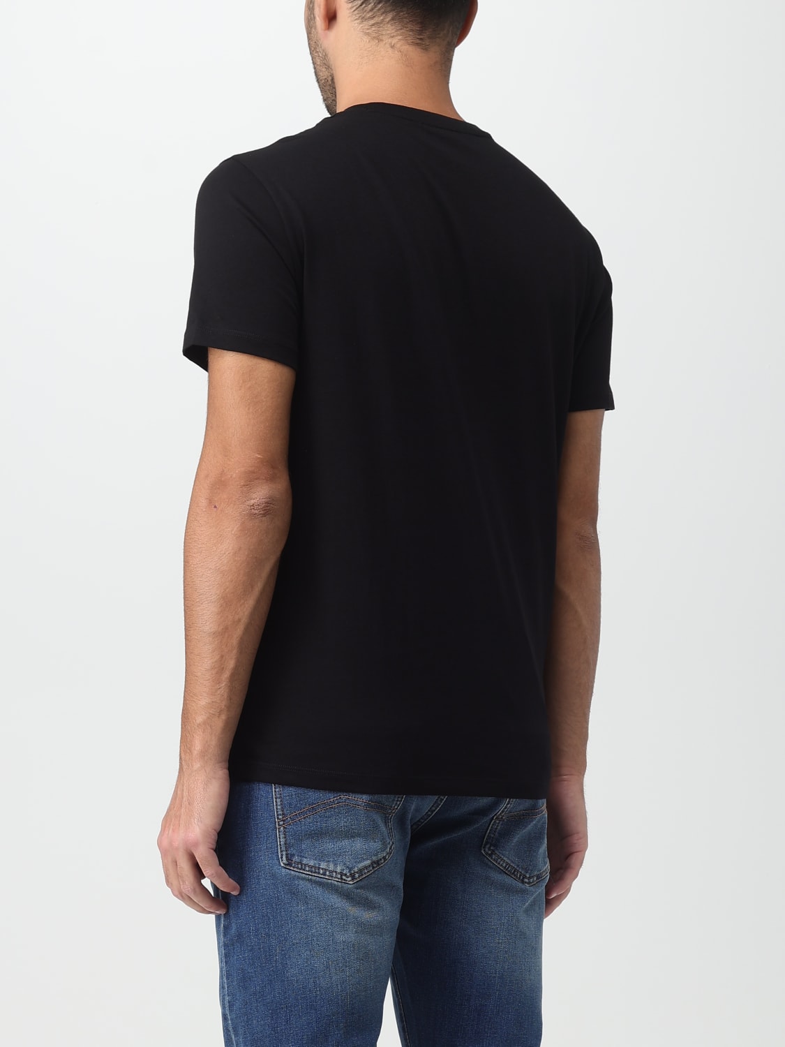 ARMANI EXCHANGE: t-shirt for man - Black | Armani Exchange t-shirt ...