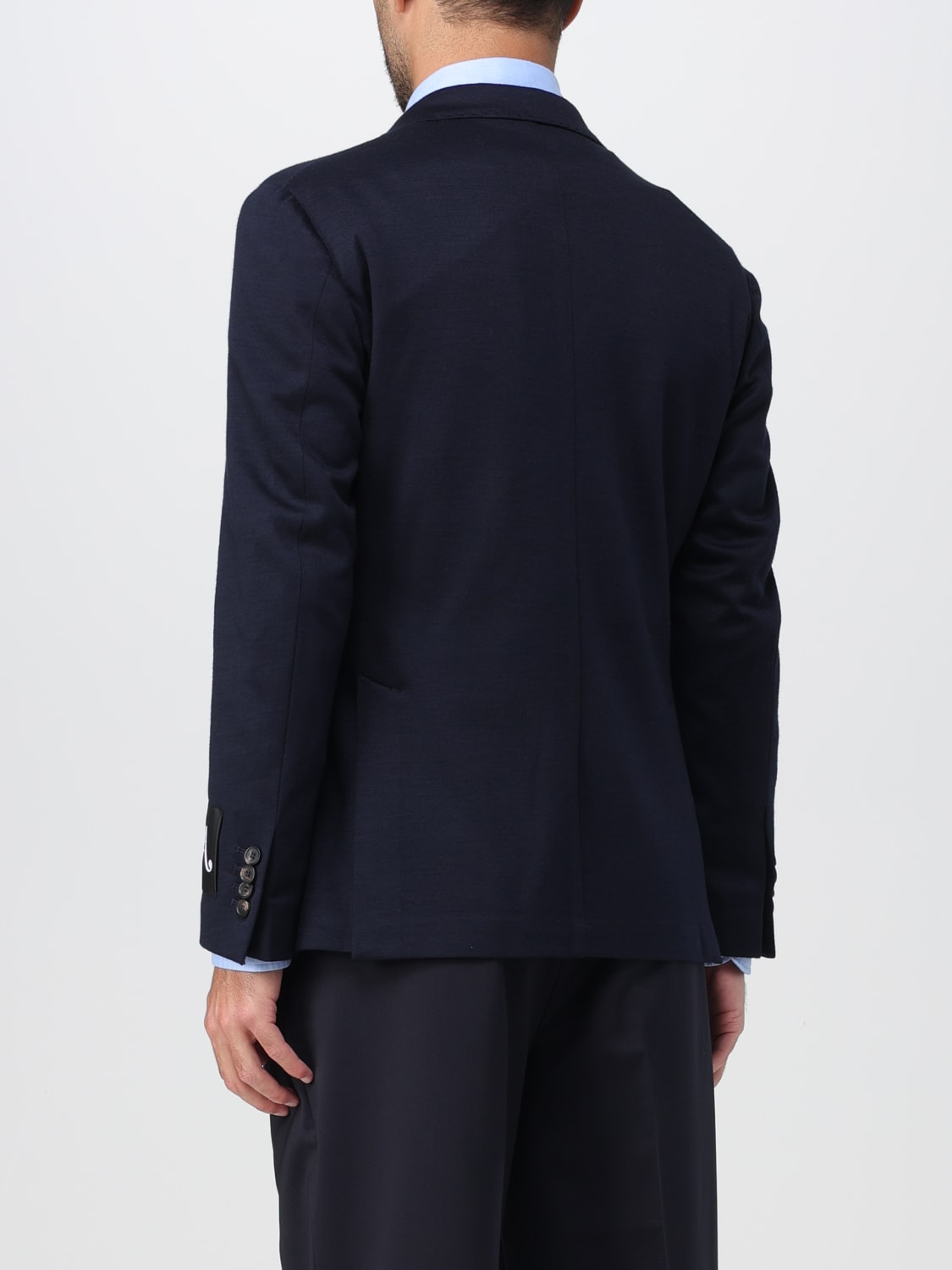 DOPPIAA: blazer for man - Blue | Doppiaa blazer AARADEO online at ...