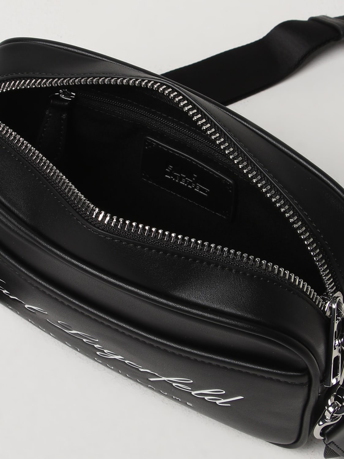 Karl Lagerfeld K Signature Belt Bag in Black