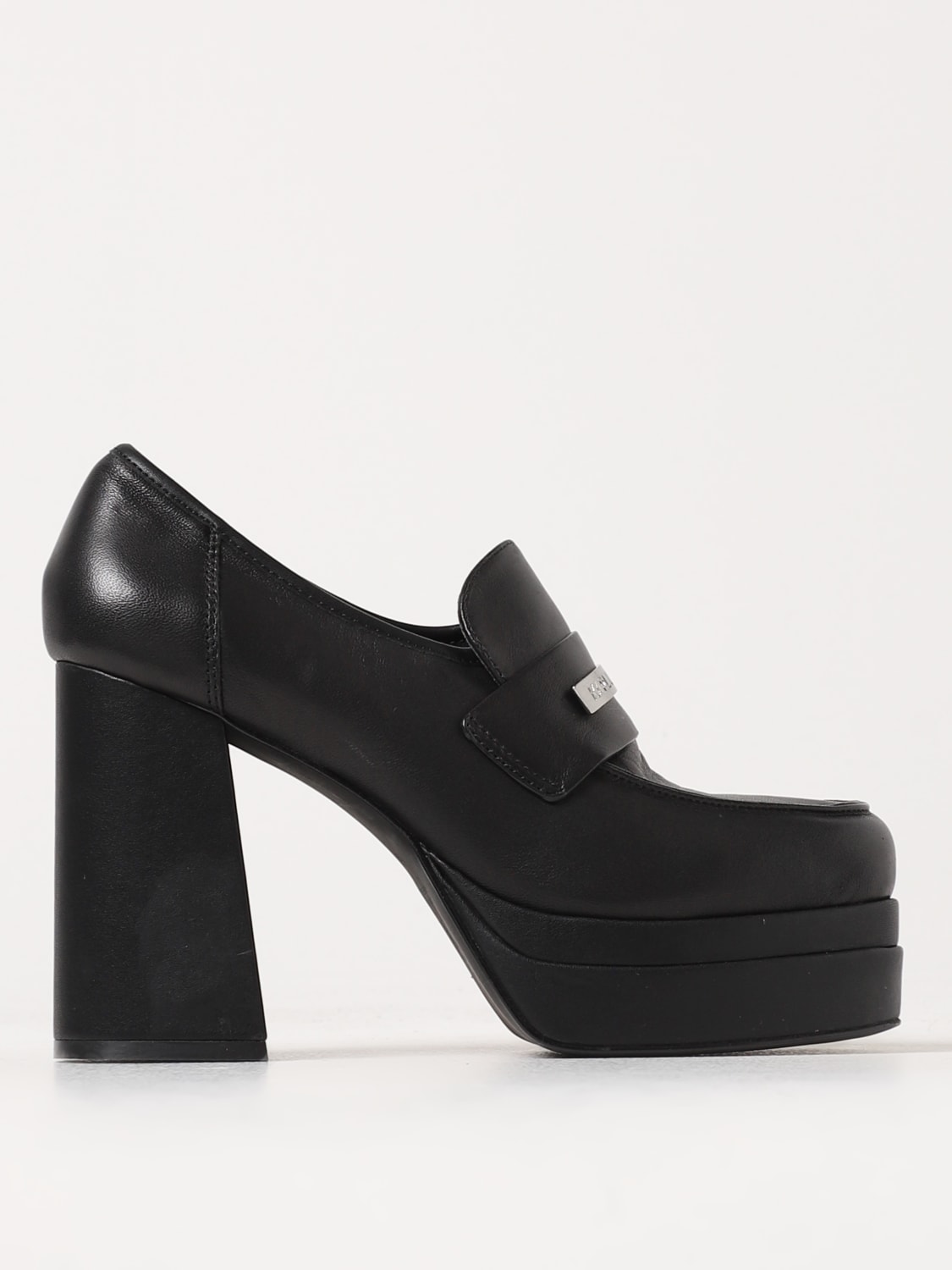 Karl Lagerfeld Zapatillas con tacón alto de media luna - El Palacio de