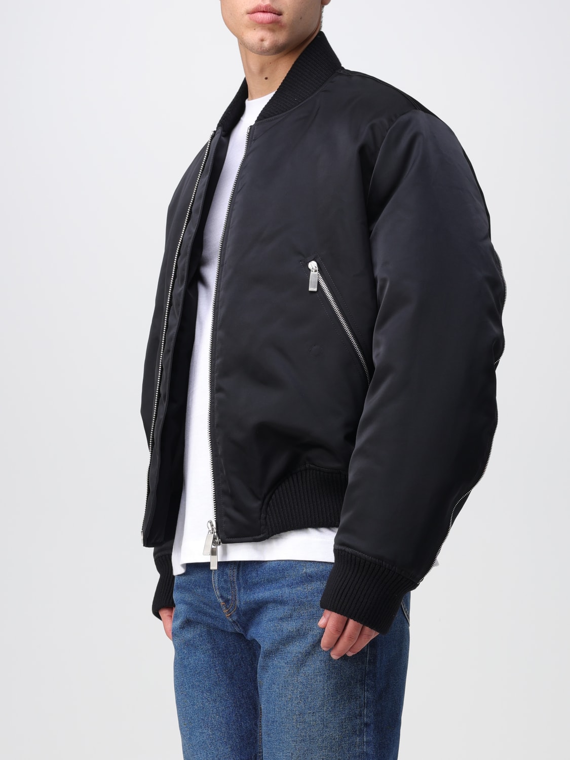 Off-White Man Black Jackets