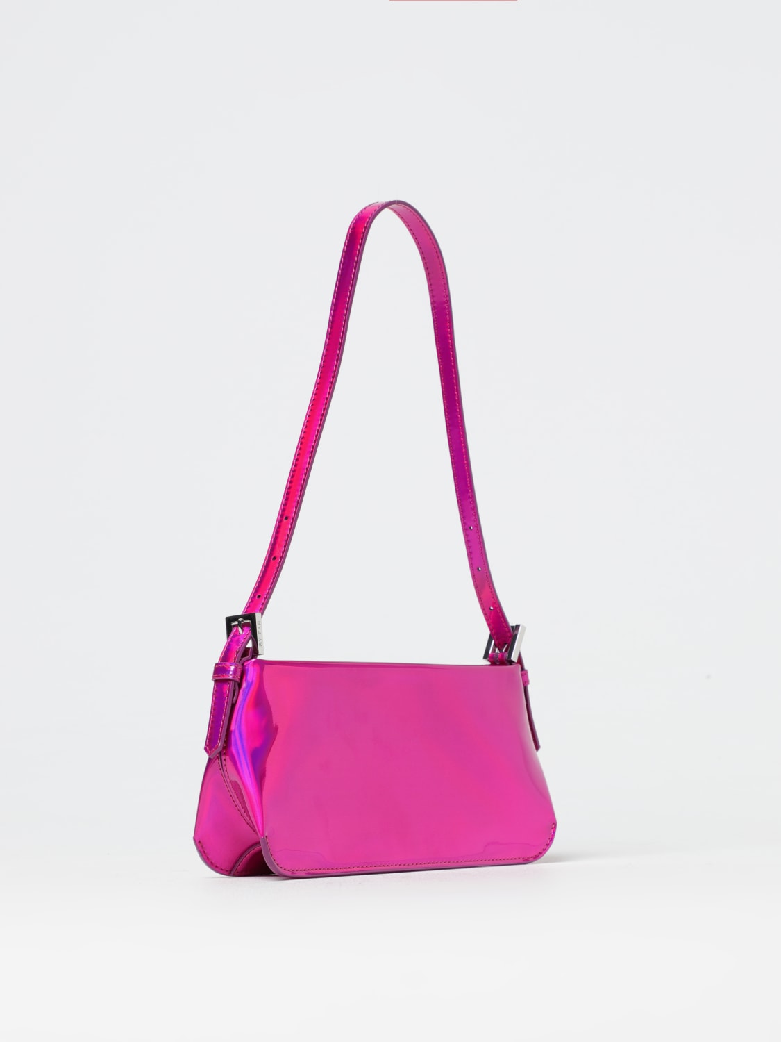 Shein bright red small clutch handbag purse with strap