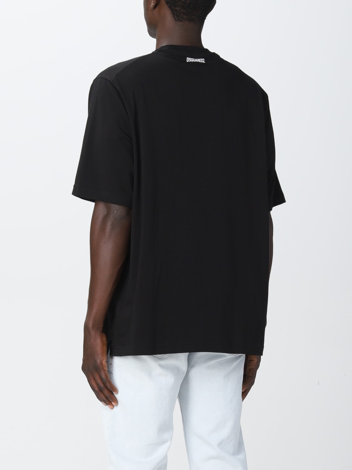 DSQUARED2: t-shirt for man - Black | Dsquared2 t-shirt D9M3Z3980 online ...