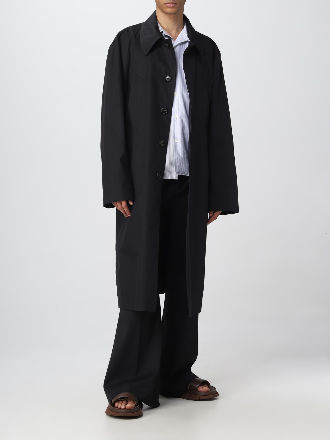 Mm6 Maison Margiela Outlet: trench coat for man - Black | Mm6