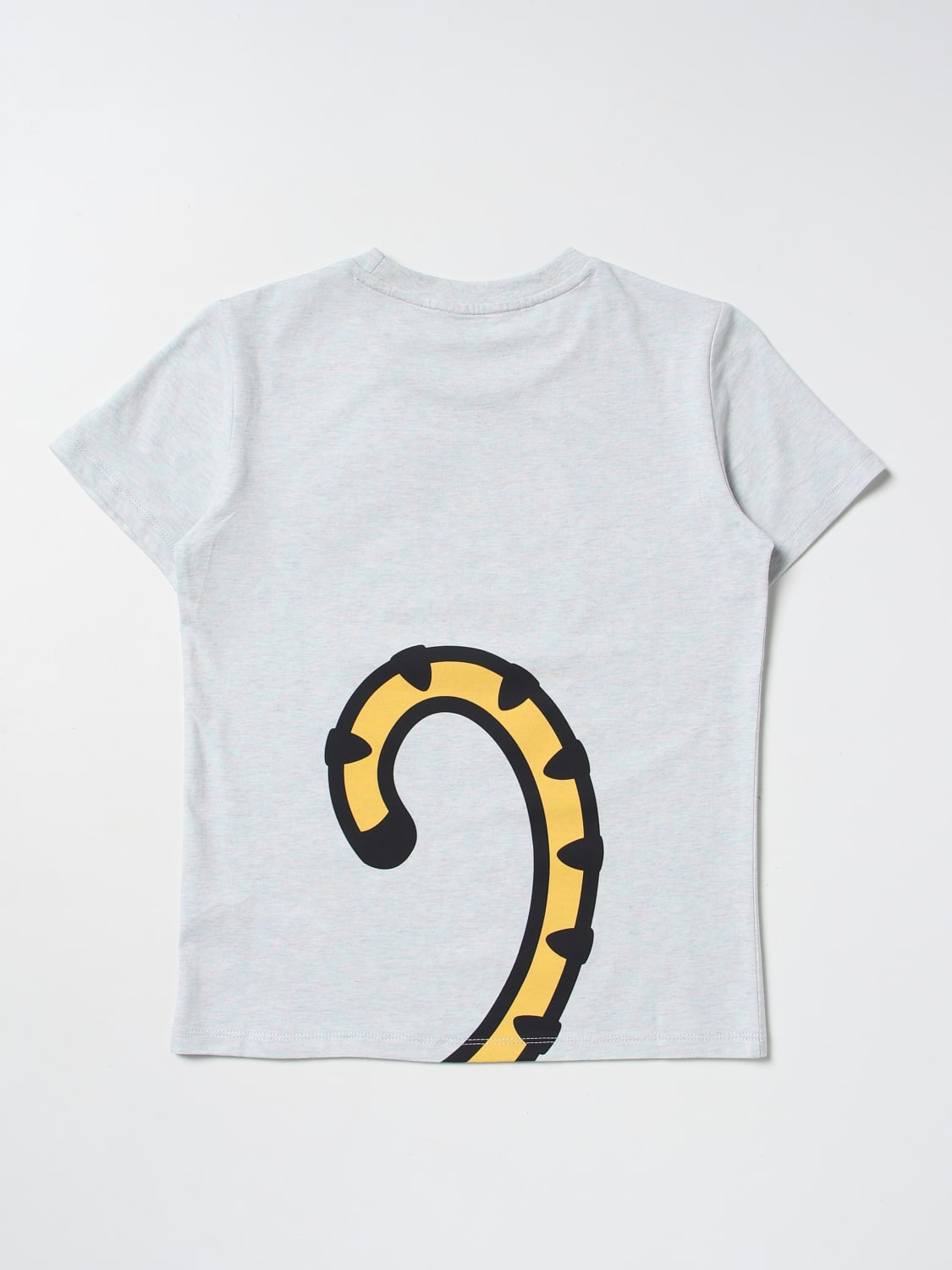 T-shirt Kenzo Kids: T-shirt Kenzo Junior con stampa Tigre grigio 2