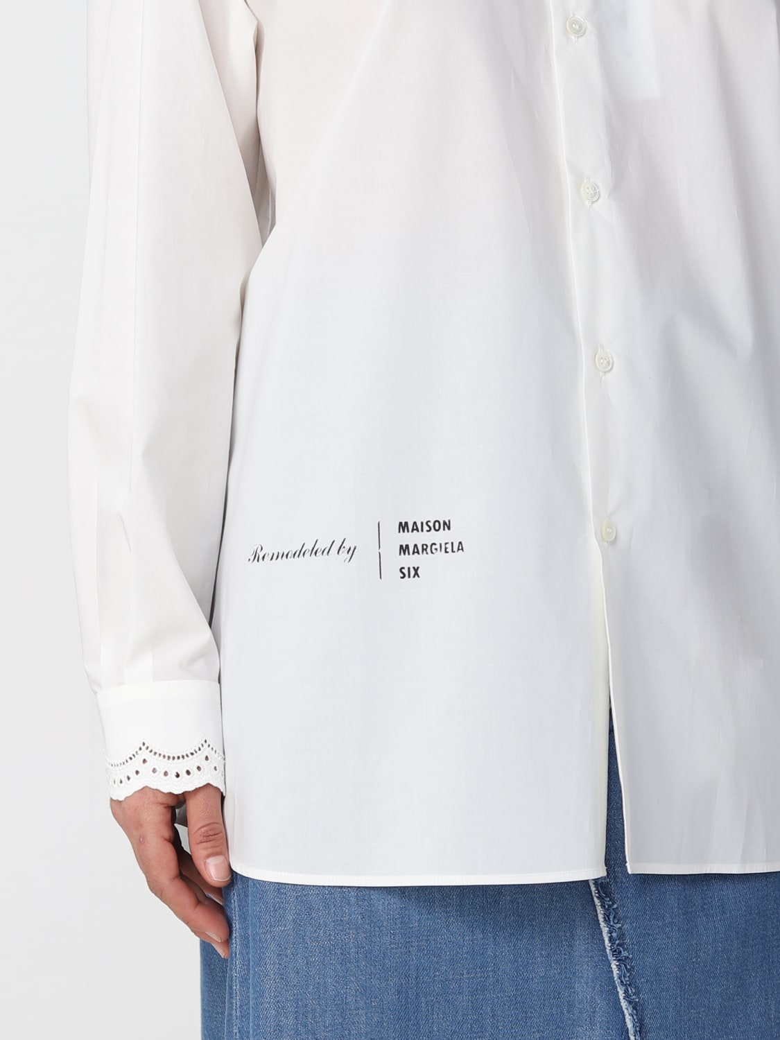 MM6 MAISON MARGIELA: shirt for woman - White | Mm6 Maison Margiela