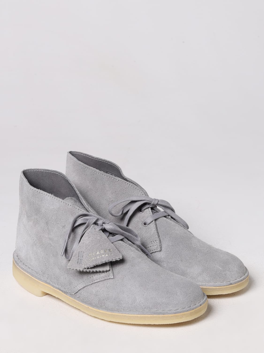 ORIGINALS: chukka boots for man - Grey | Clarks Originals chukka boots 26169941 online on GIGLIO.COM