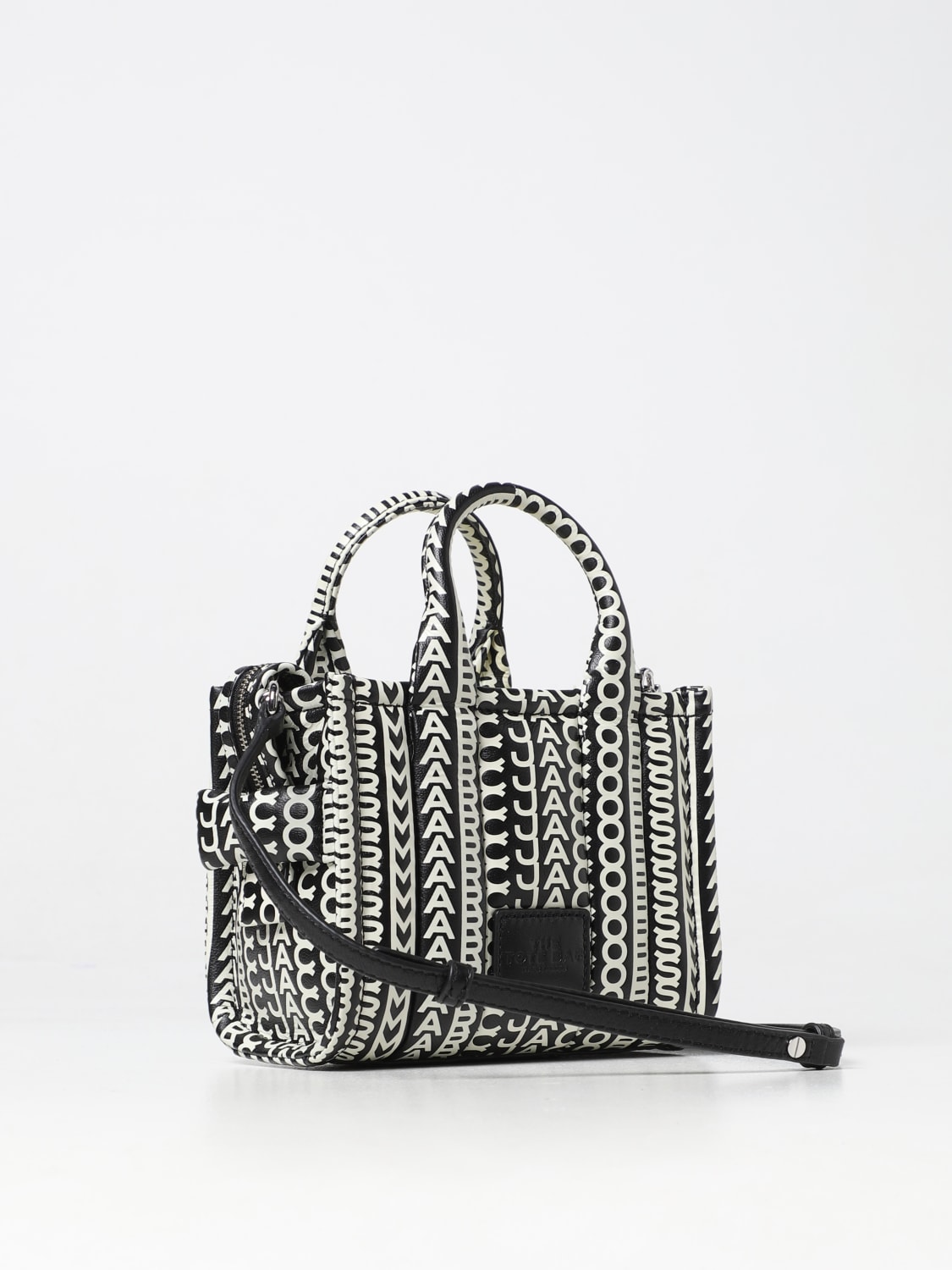 Buy MARC JACOBS Tote Bag with Logo Print, Black Color Women