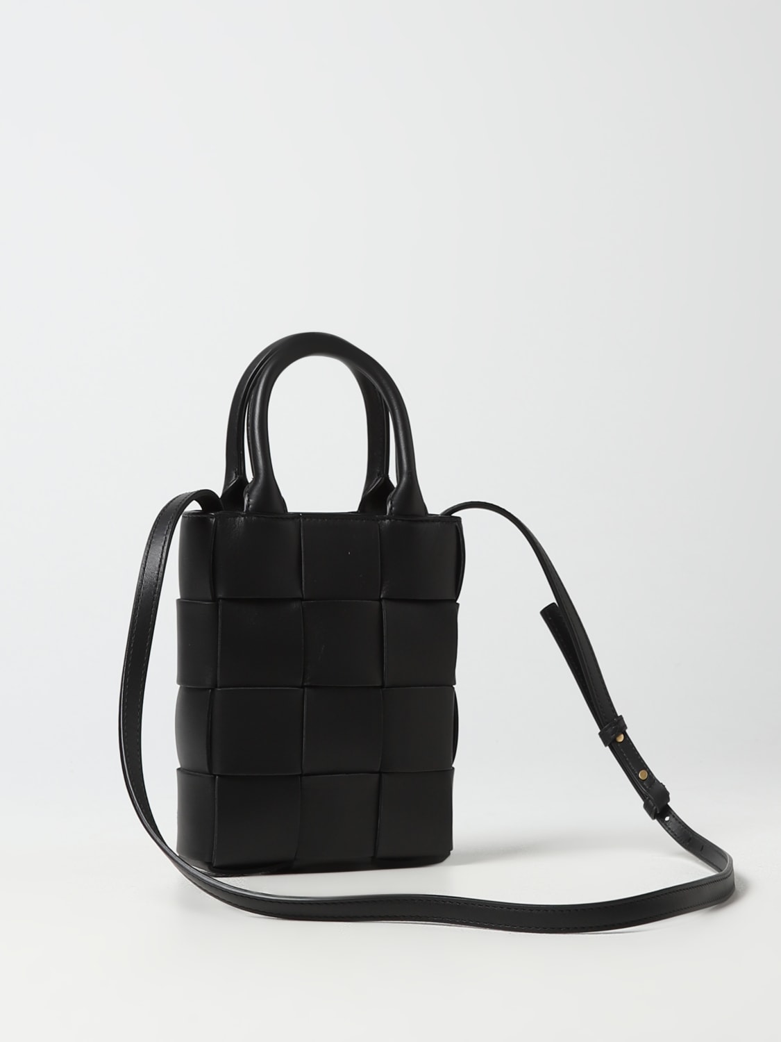 BOTTEGA VENETA: mini bag for woman - Black | Bottega Veneta mini bag ...