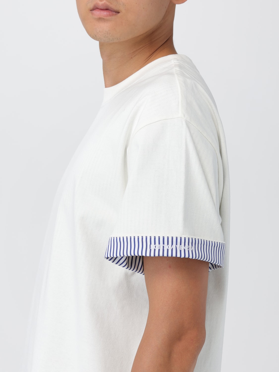 Bottega Veneta Man White T-shirts