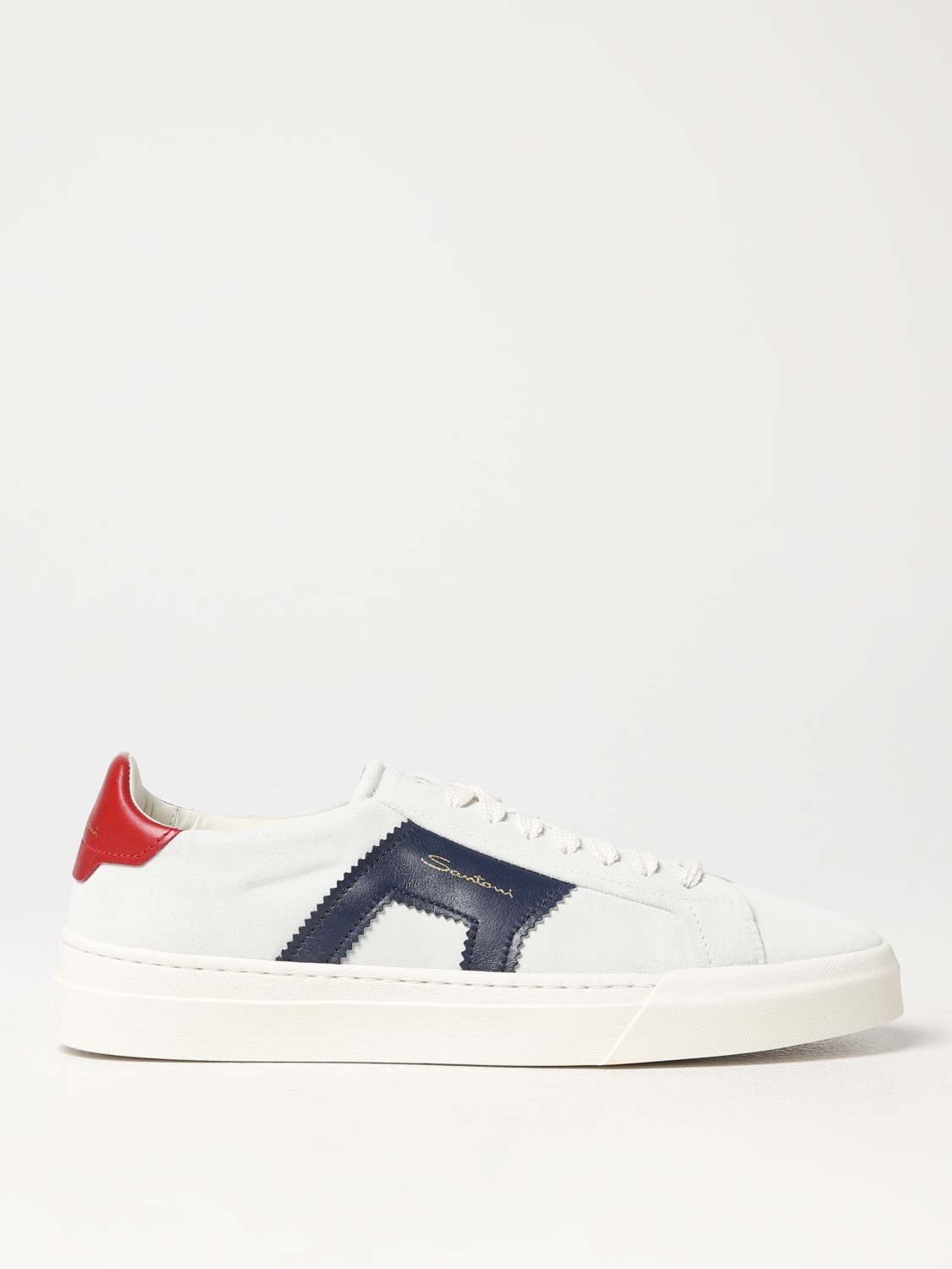 SANTONI: sneakers for man - White | Santoni sneakers MBGT21870PNNGJPR ...