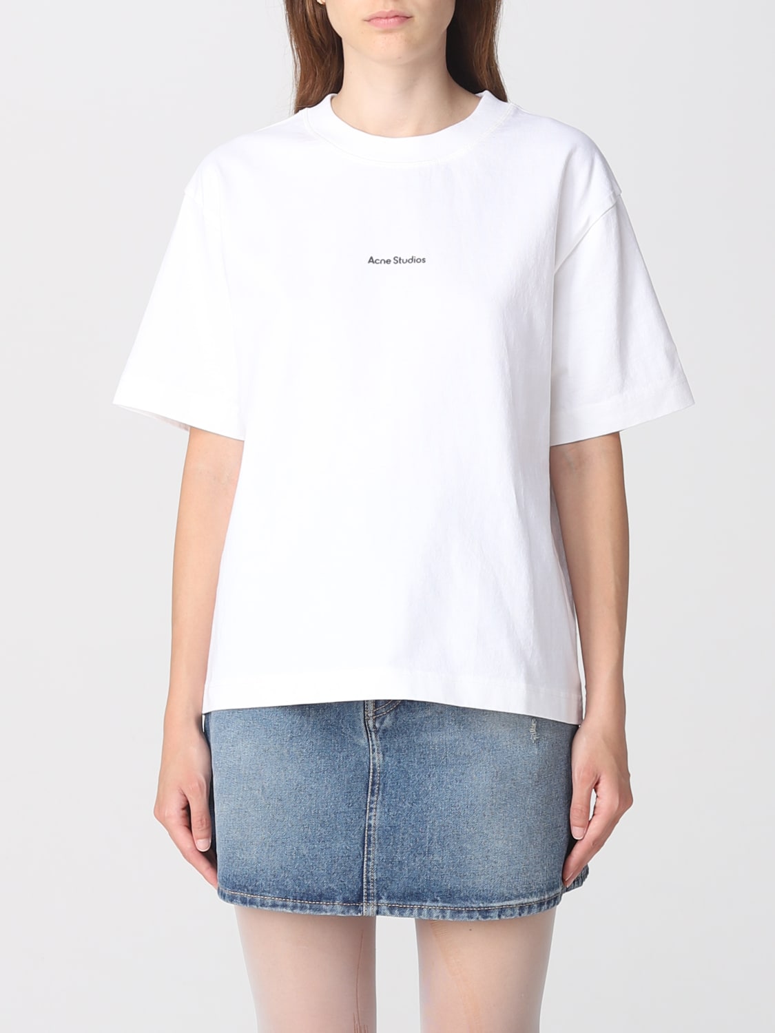 ACNE STUDIOS: t-shirt for woman - White | Acne Studios t-shirt