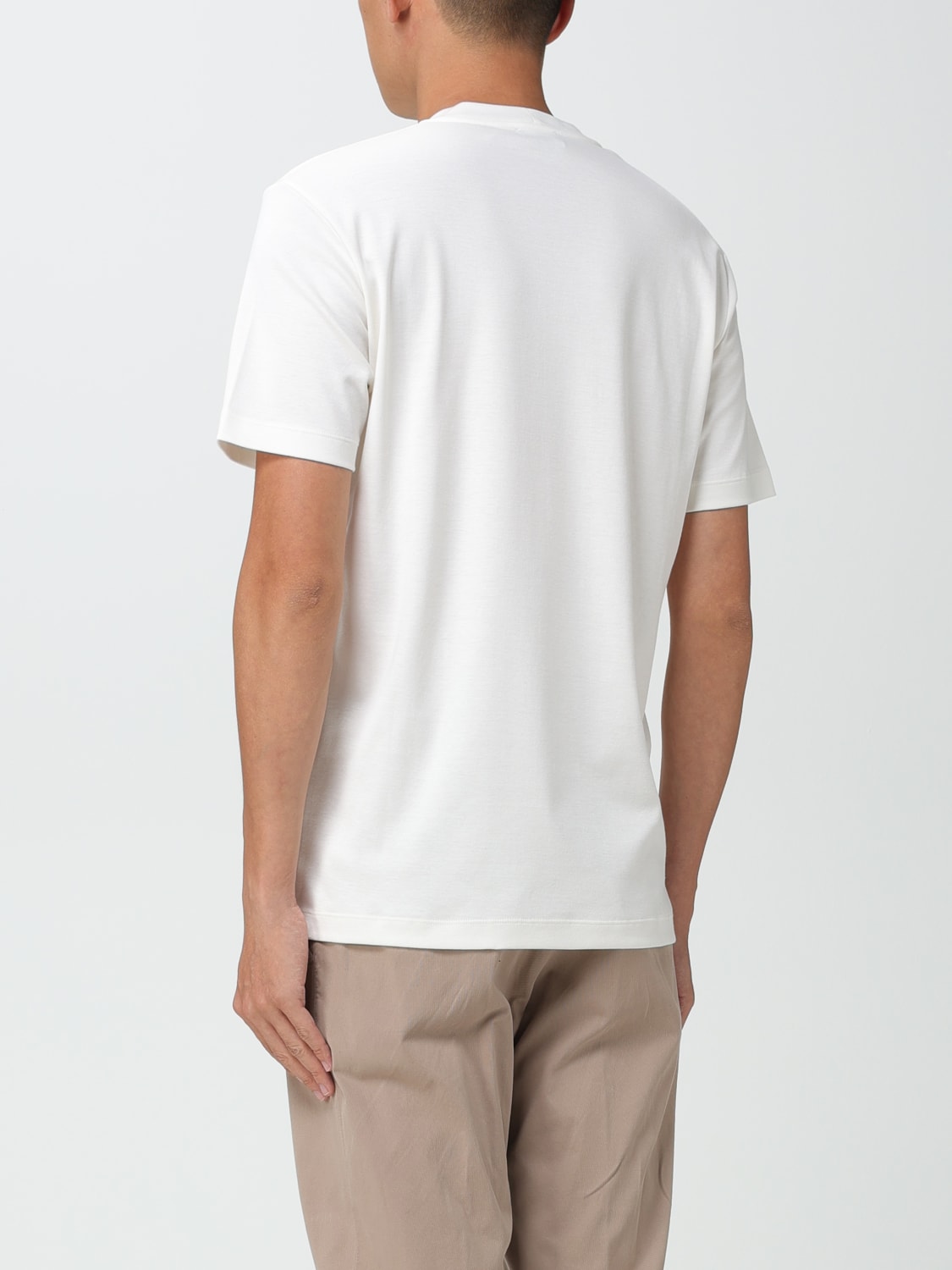 GIORGIO ARMANI: t-shirt for man - White  Giorgio Armani t-shirt  6GSM90SJRQZ online at