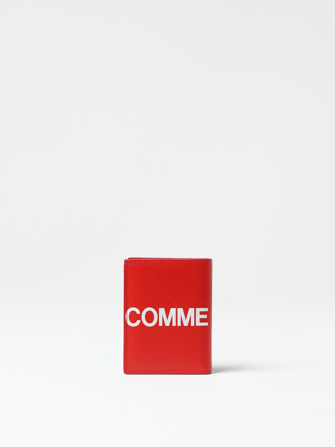 Comme des Garcons Huge Logo Wallet Red