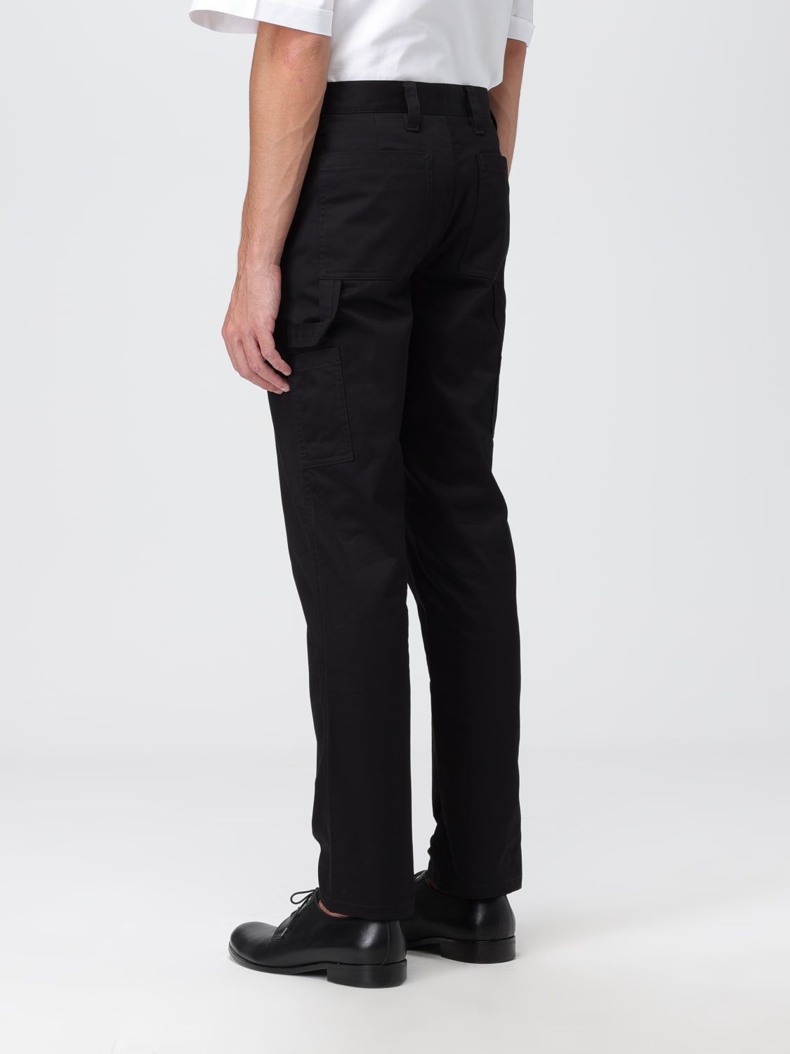 BURBERRY: men's pants - Black | Burberry pants 8070608 online at GIGLIO.COM