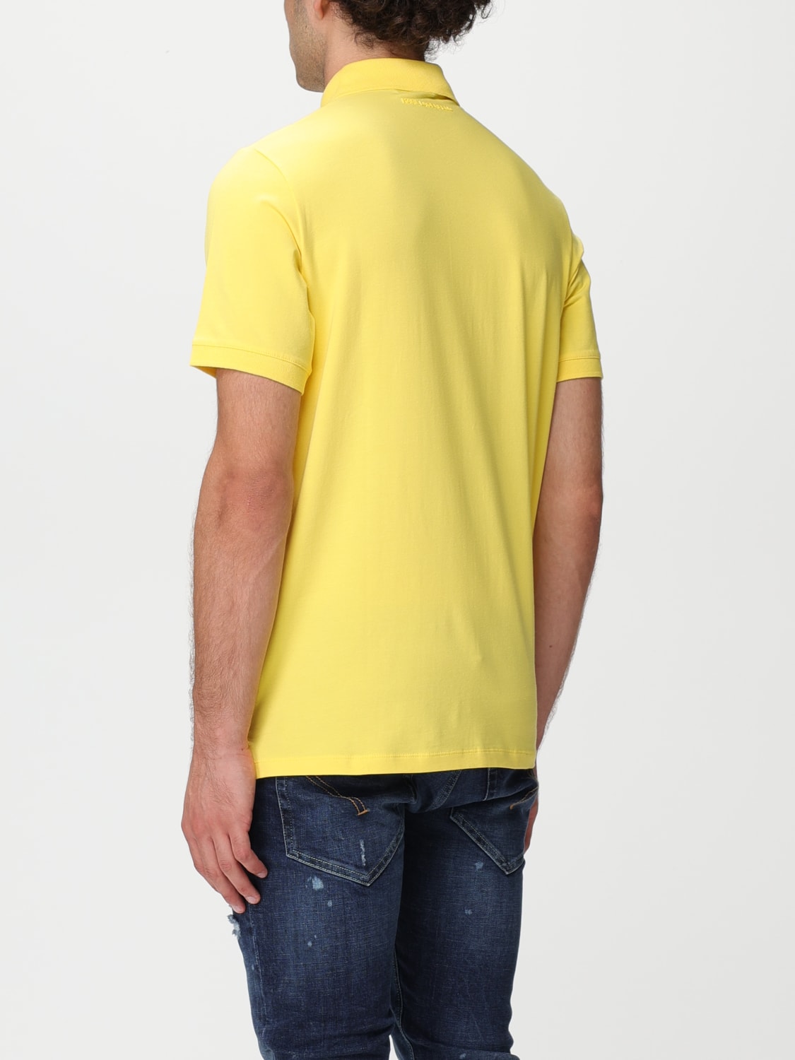 KARL LAGERFELD: polo shirt for man - Yellow | Karl Lagerfeld polo shirt ...