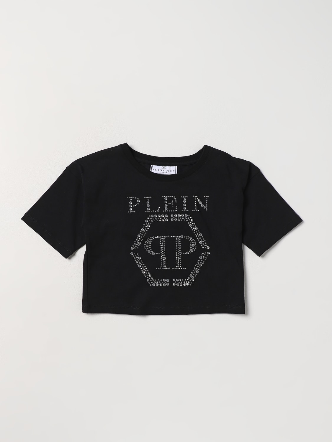 PHILIPP PLEIN: t-shirt for girl - Black | Philipp Plein t-shirt