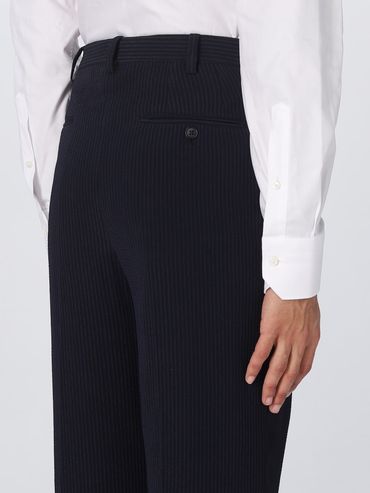 Giorgio Armani Outlet: Pants men - Black | Giorgio Armani pants ...