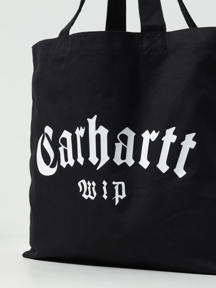 CARHARTT WIP: bag in cotton with logo - Black | Carhartt Wip bags ...