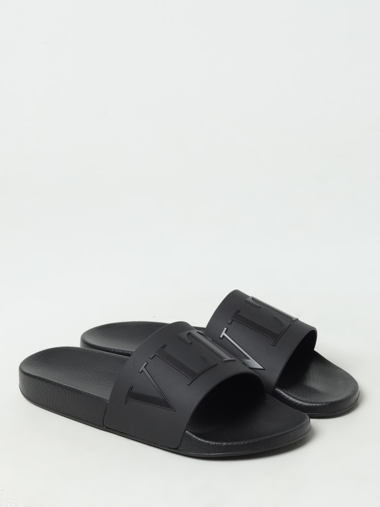 VALENTINO GARAVANI: Sandals men - Black | Valentino Garavani sandals ...