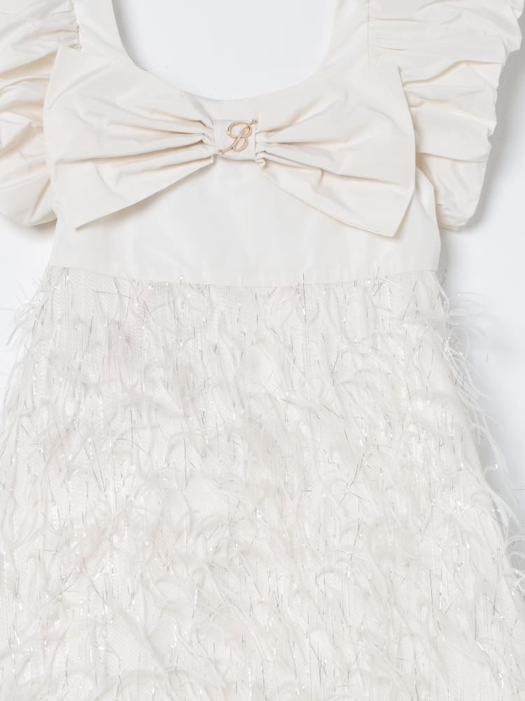 Miss Blumarine Outlet: Dress kids - White | Miss Blumarine dress ...