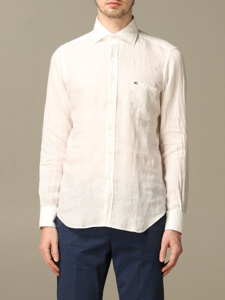 XC linen shirt with Italian collar