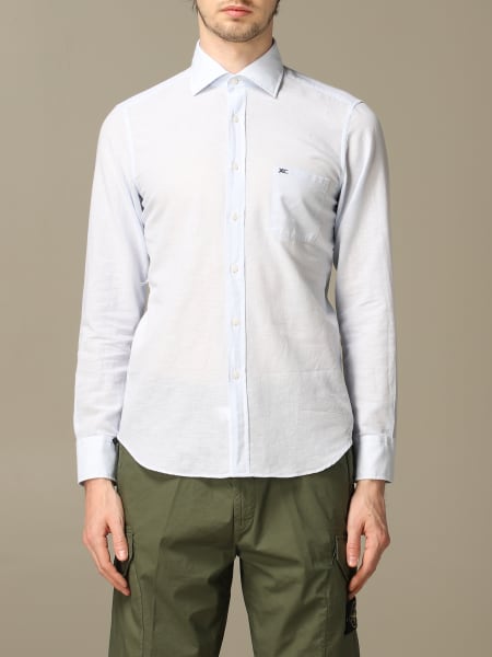 XC linen shirt with Italian collar