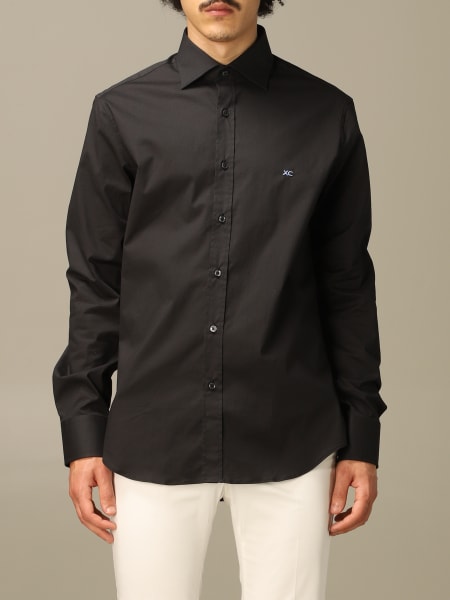 XC poplin shirt with Italian collar