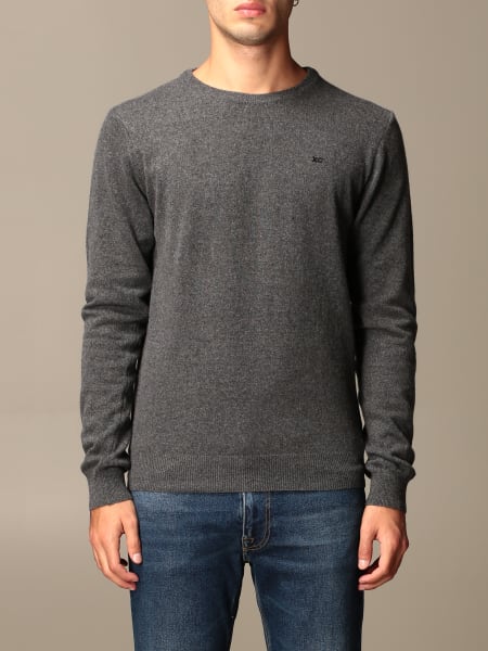XC sweater in basic eco cashmere with logo