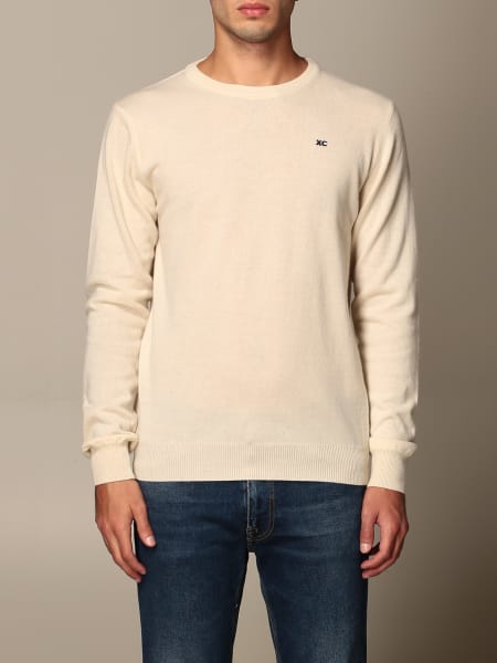 Maglia XC in eco cashmere basic con logo