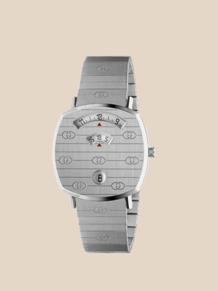 Grip Gucci watch with GG engravings