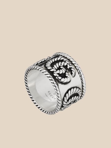 Gucci: Gg marmont anello chevalier fascia 14mm