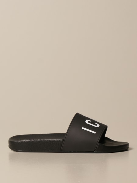 Dsquared2 rubber sandal with Icon print