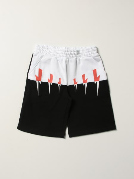 Neil Barrett Kids: Two-tone Neil Barrett jogging shorts