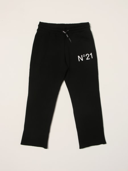 Kids' N° 21: N ° 21 jogging pants in cotton