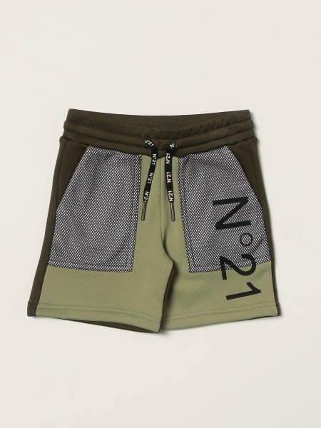 Kids' N° 21: N ° 21 jogging shorts with logo