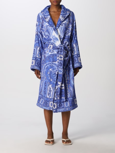 Etro Home cotton terry bathrobe