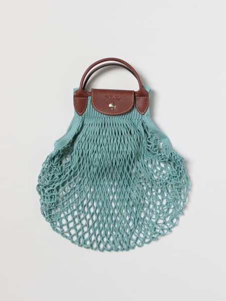 Longchamp Le Pliage mesh shopping bag